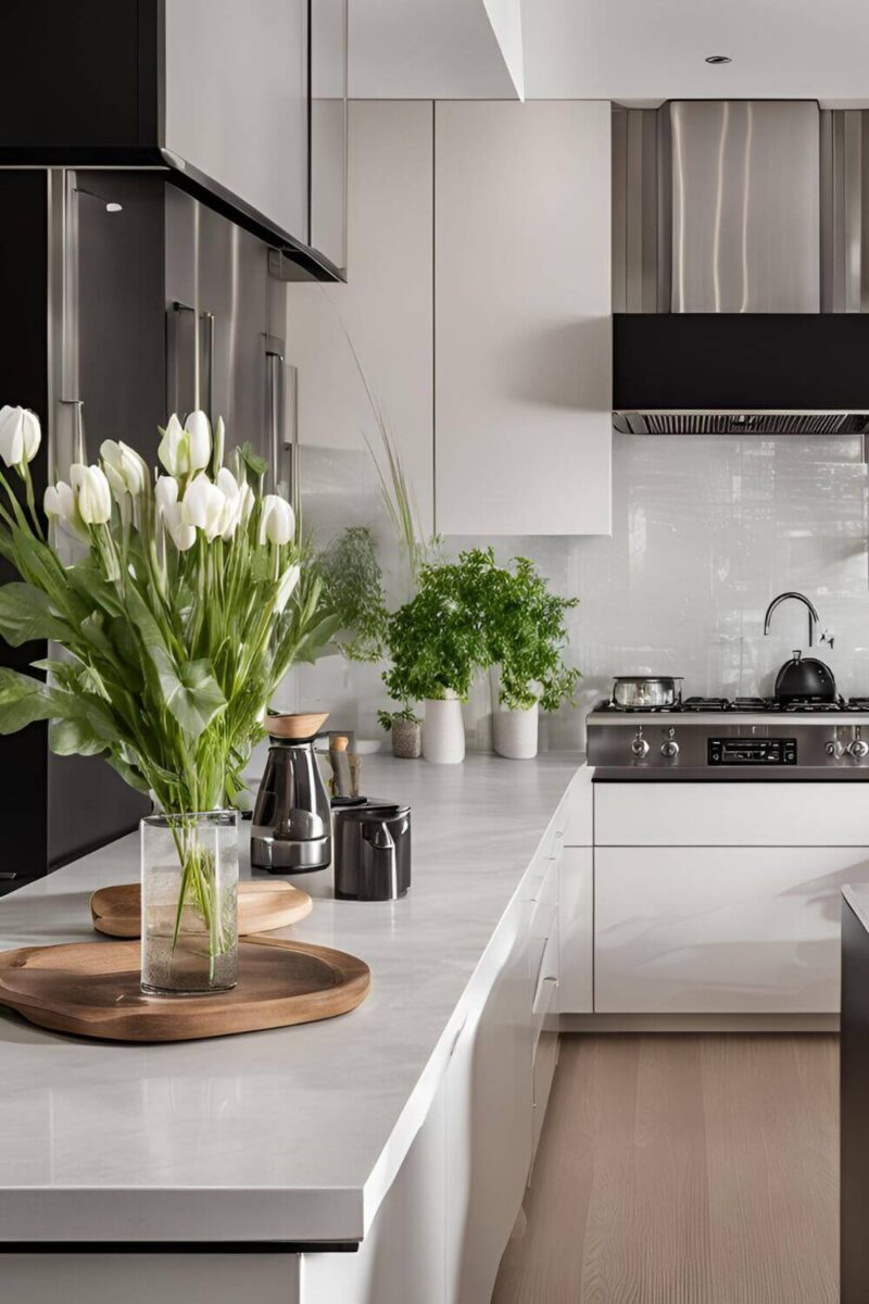 How to Decorate a Modern Kitchen Countertop - Maleesha P