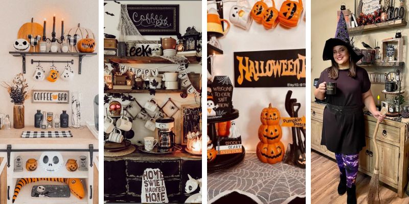 Spooky Halloween Coffee Bar Ideas for the Perfect Fall Vibe - Maleesha P